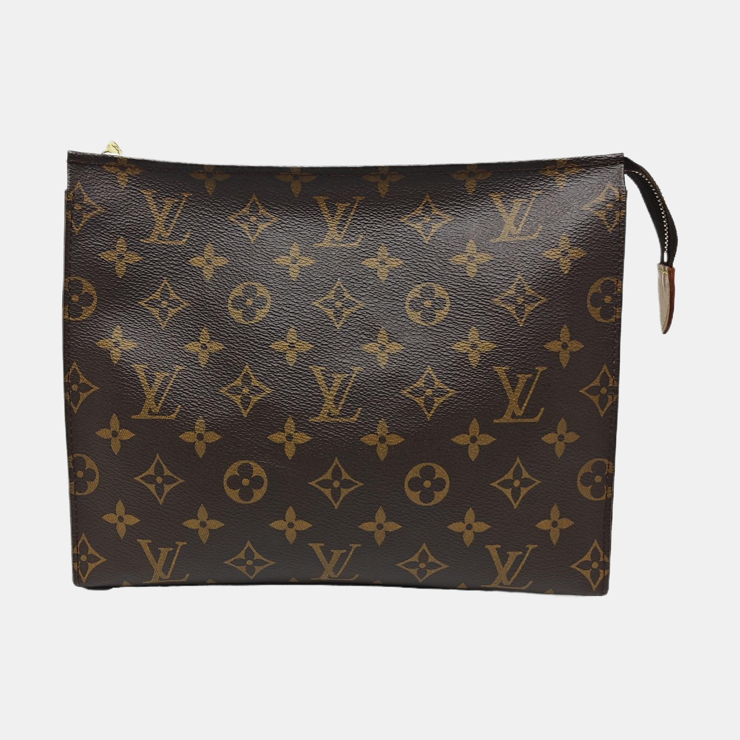 TOILET POCKET 26 Monogram Coated Canvas Brown