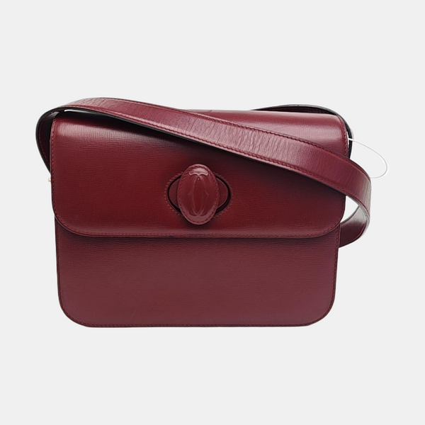 Calfskin Shoulder Bag Red
