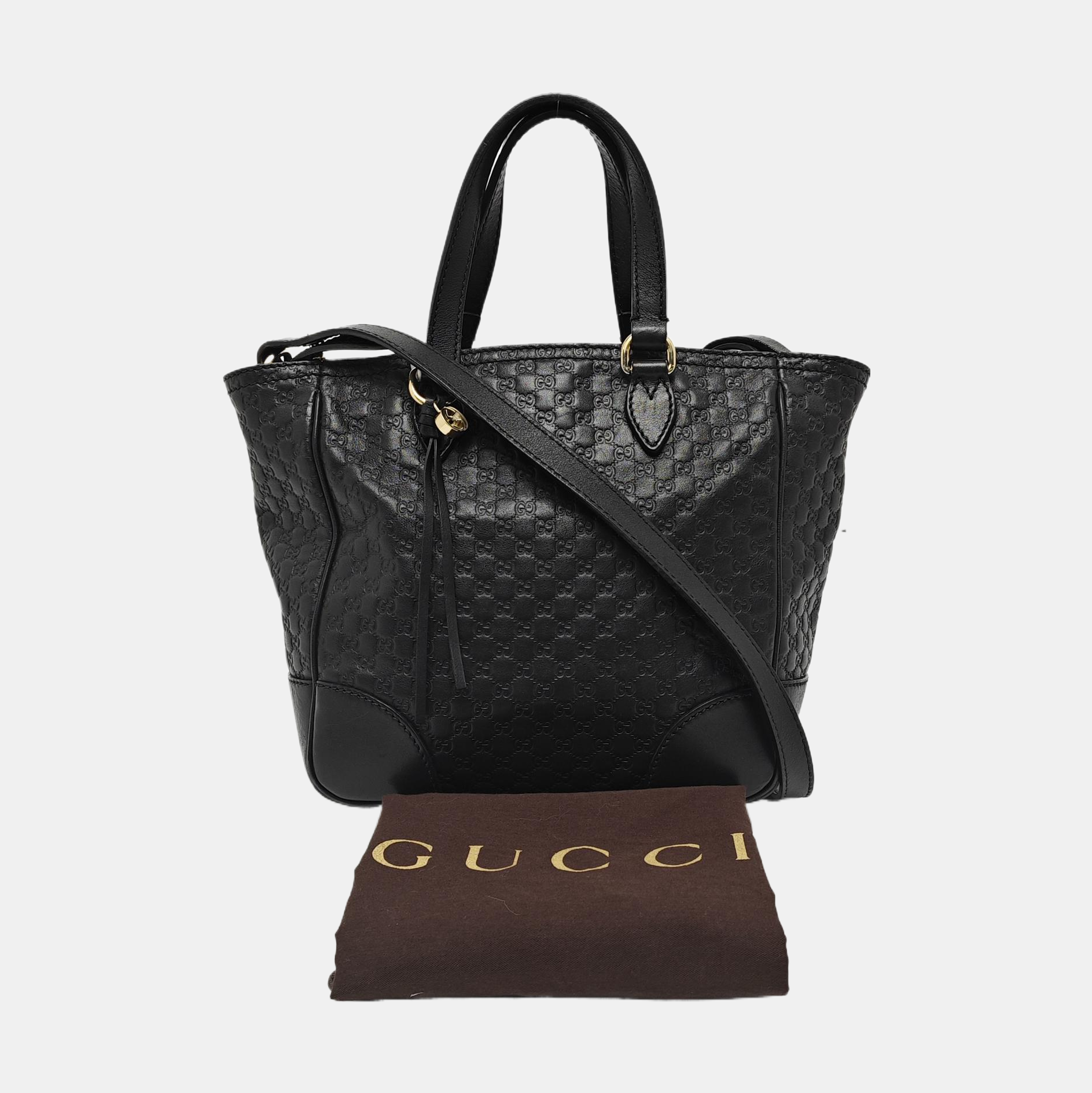 Bree Monogram Calfskin Black