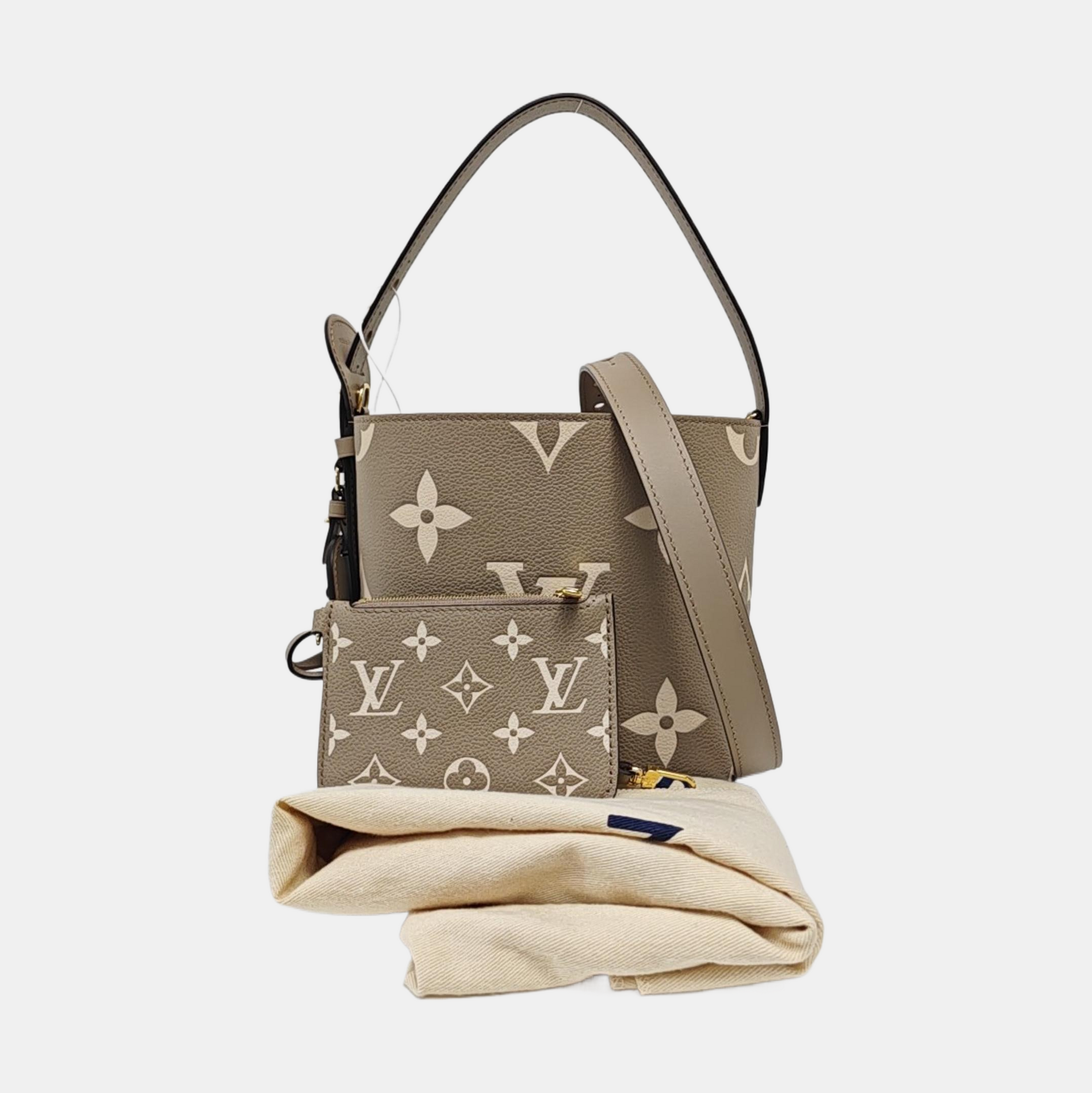 ALL IN BB Monogram Calfskin Gray