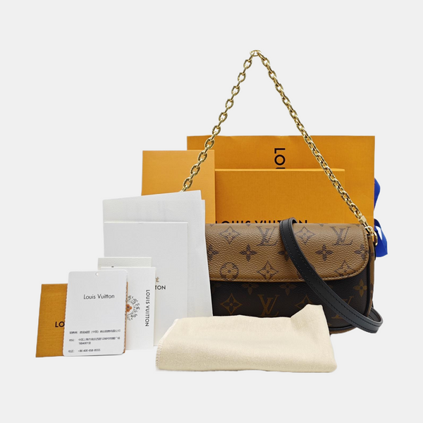 IVY Monogram Coated Canvas Brown