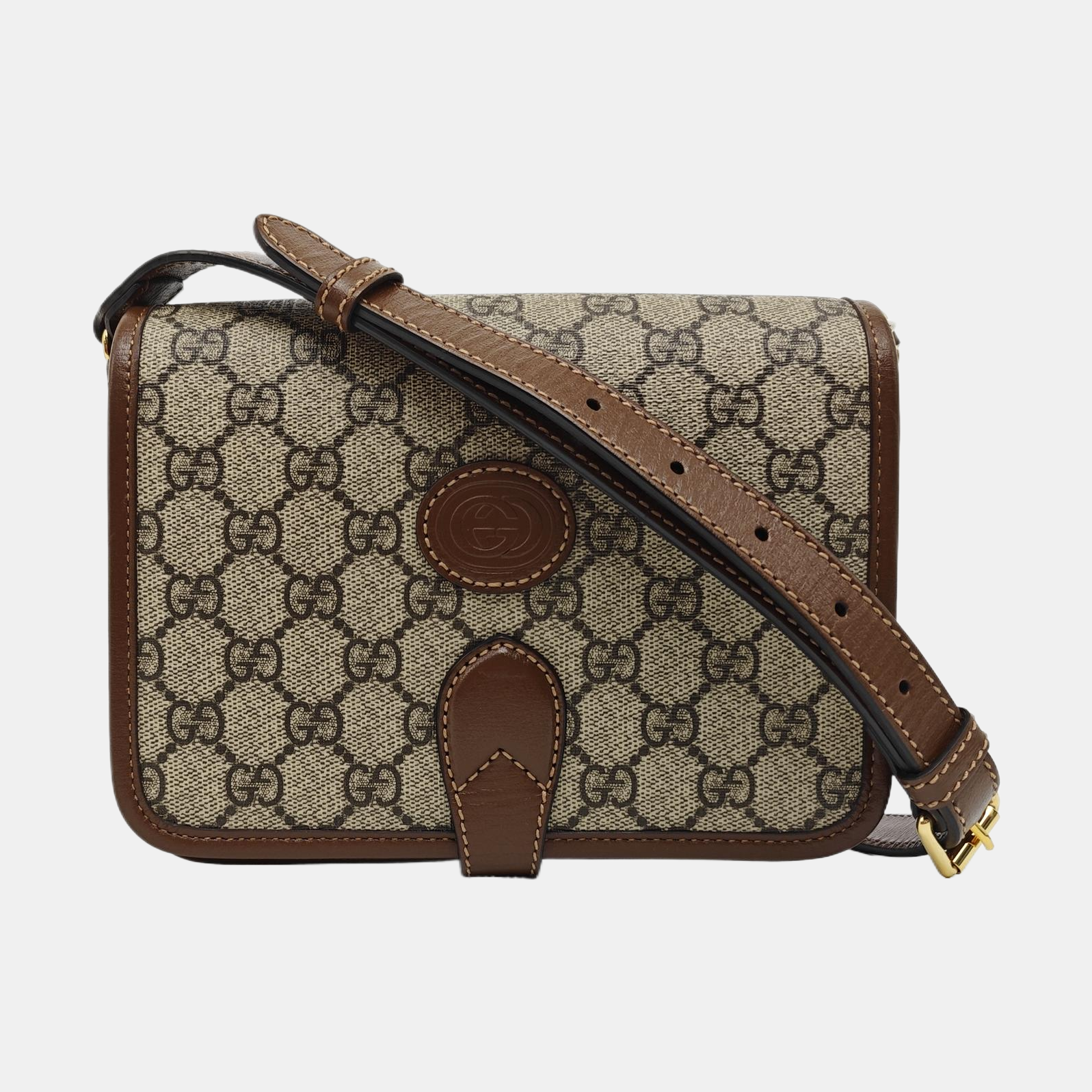 Retro Mini Monogram Coated Canvas Beige
