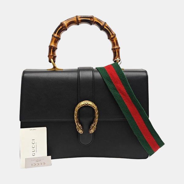 Dionysus Large Calfskin Black