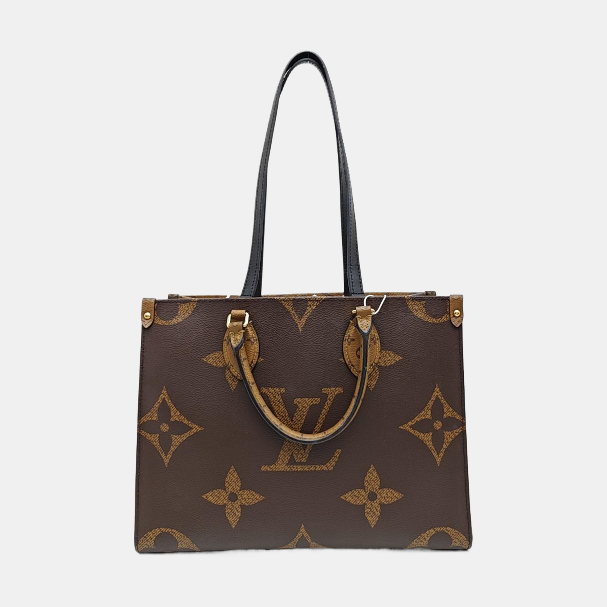 ONTHEGO MM Monogram Coated Canvas Brown