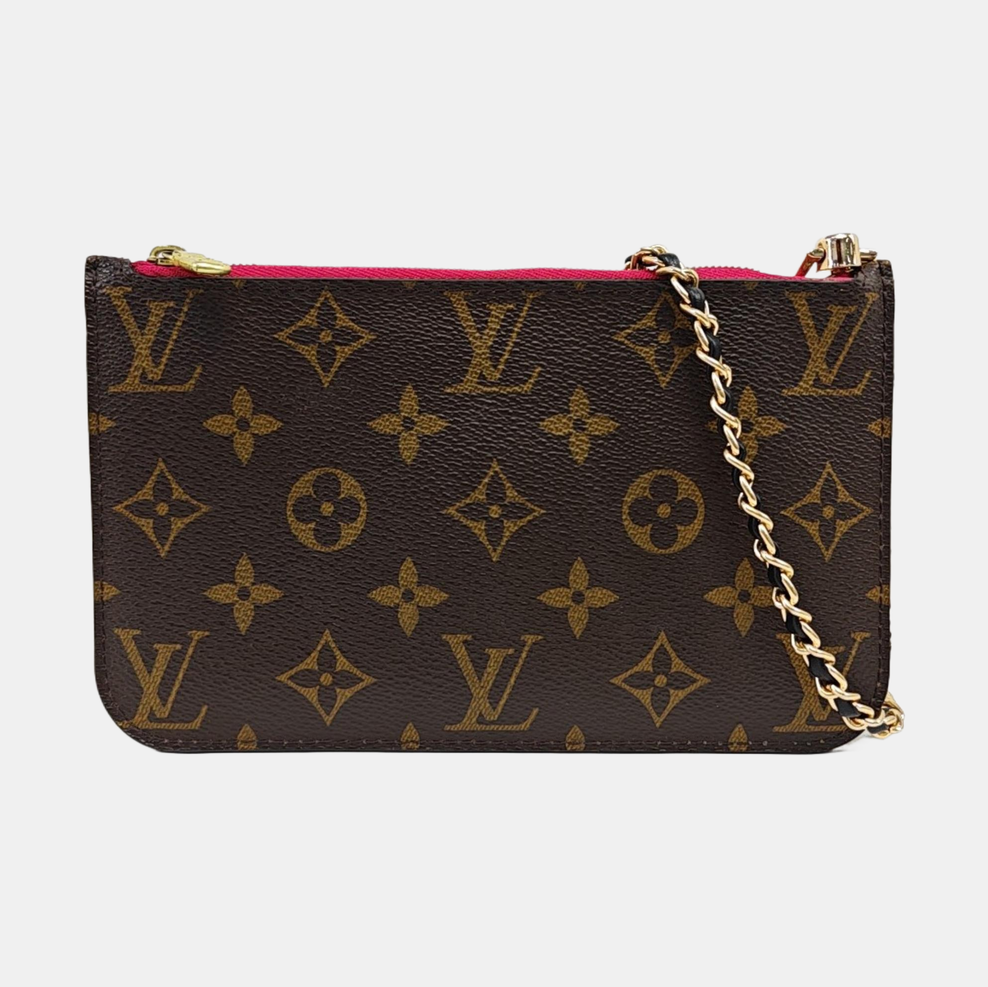 NEVERFULL BB Monogram Coated Canvas Brown