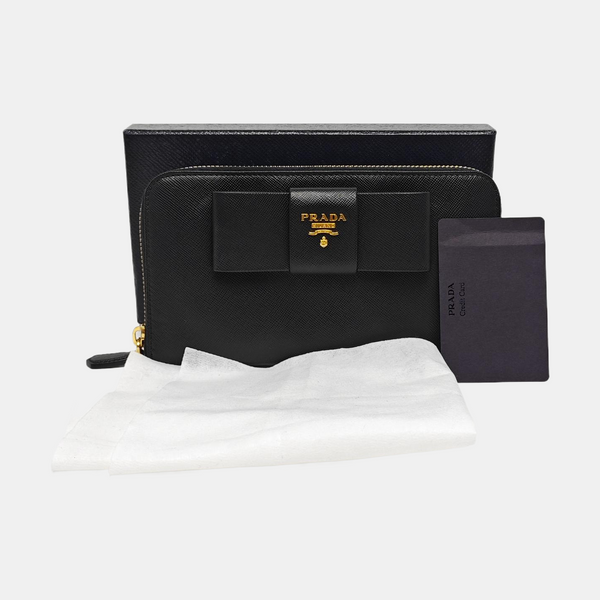 Saffiano Calfskin Wallet Black