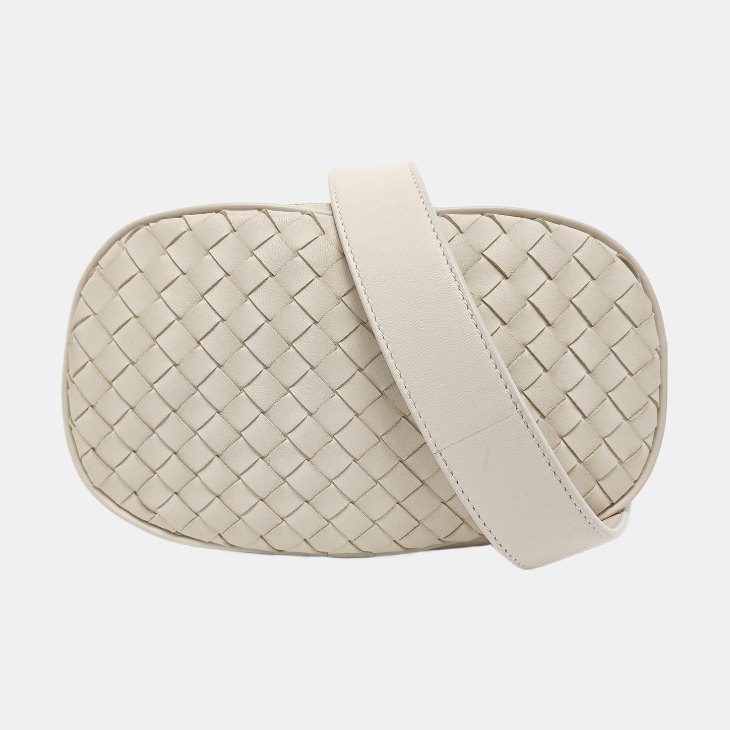 Calfskin Shoulder Bag White
