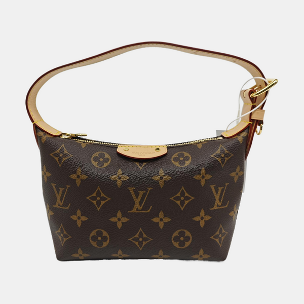 HILLS Monogram Coated Canvas Brown