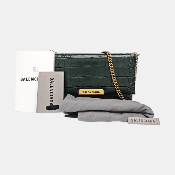 TRIPLET Calfskin Green