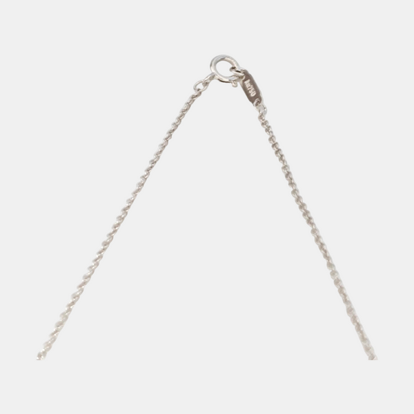 18k White Gold Silver Jewelry Set