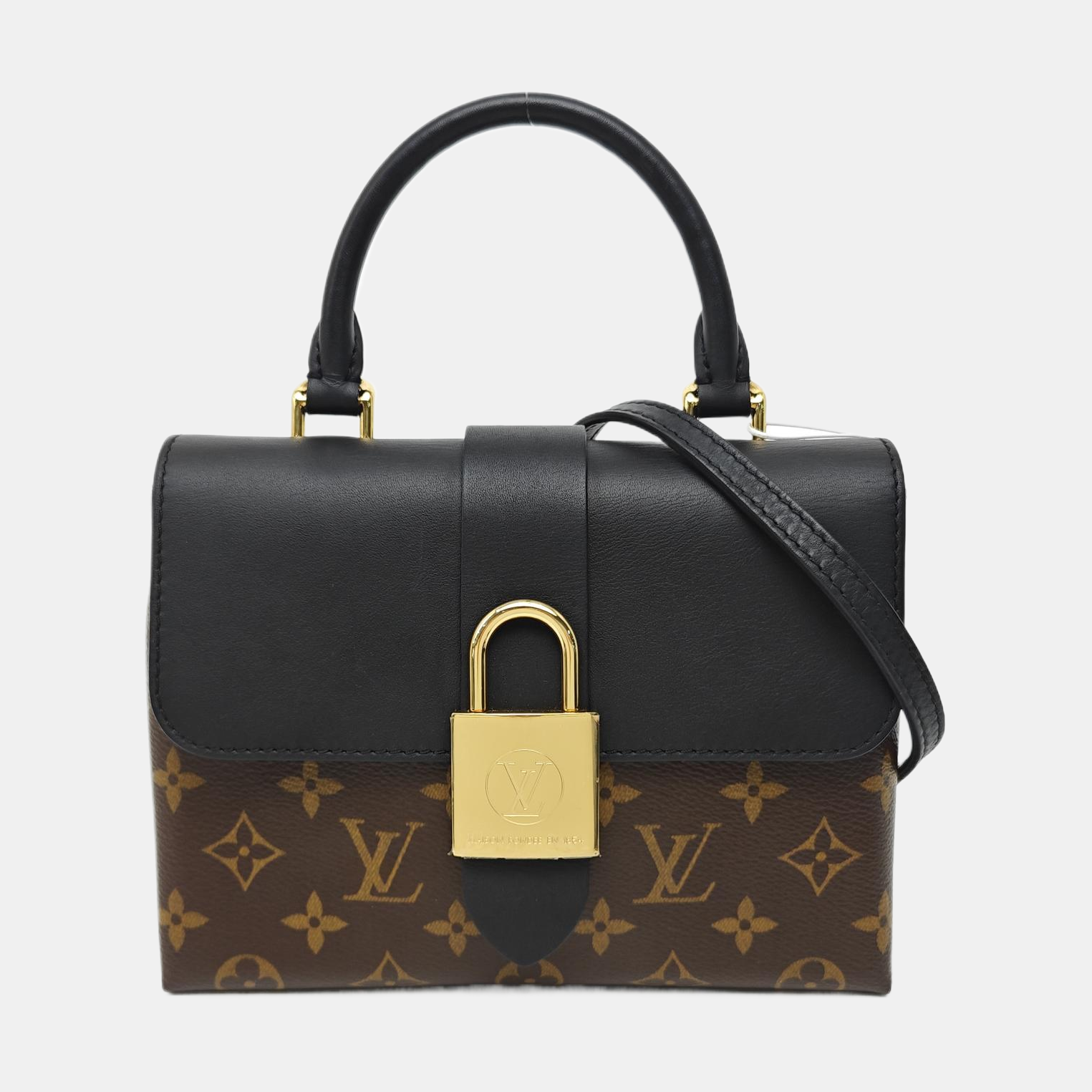 LOCKY BB Monogram Coated Canvas Brown