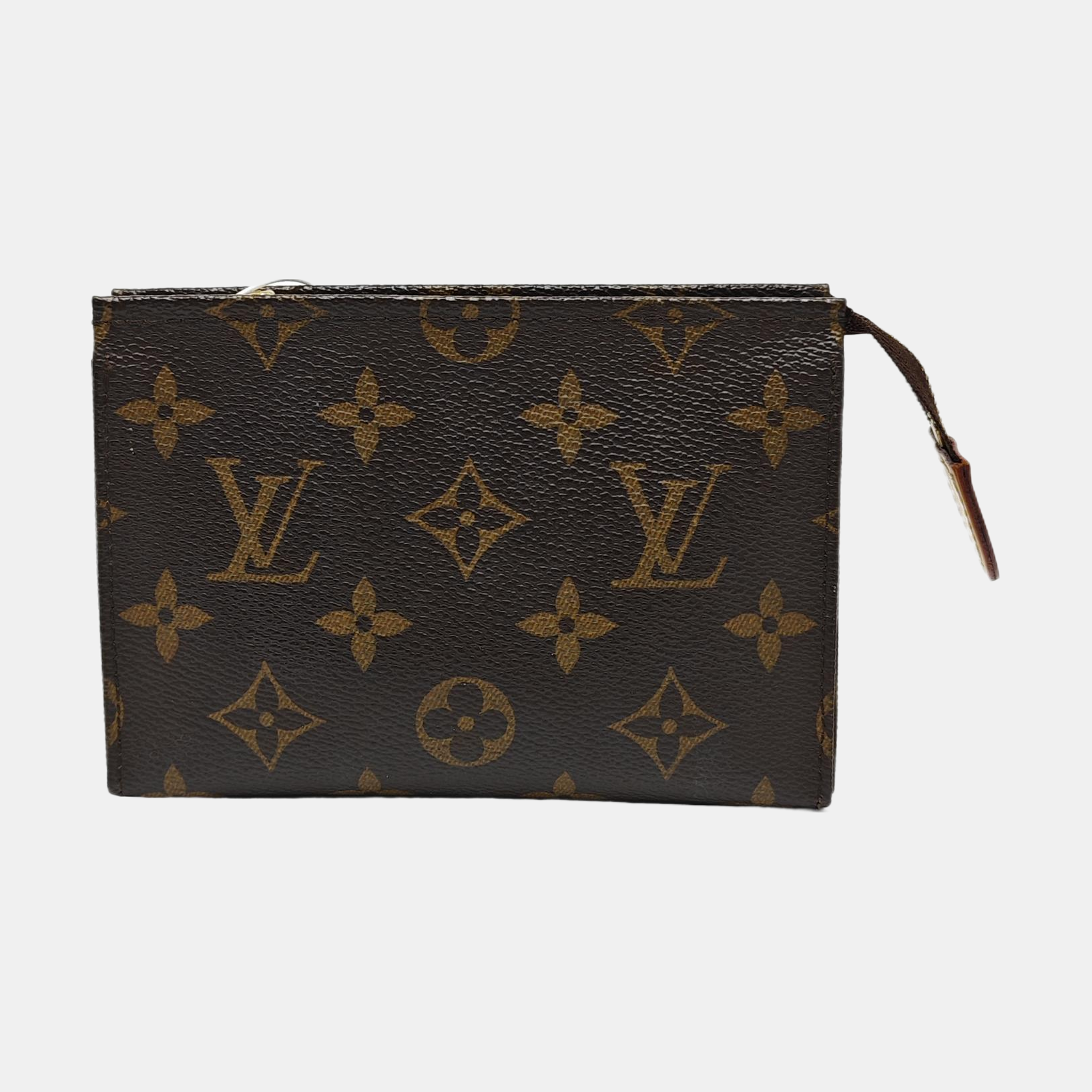 TOILET POCKET 15 Monogram Coated Canvas Brown