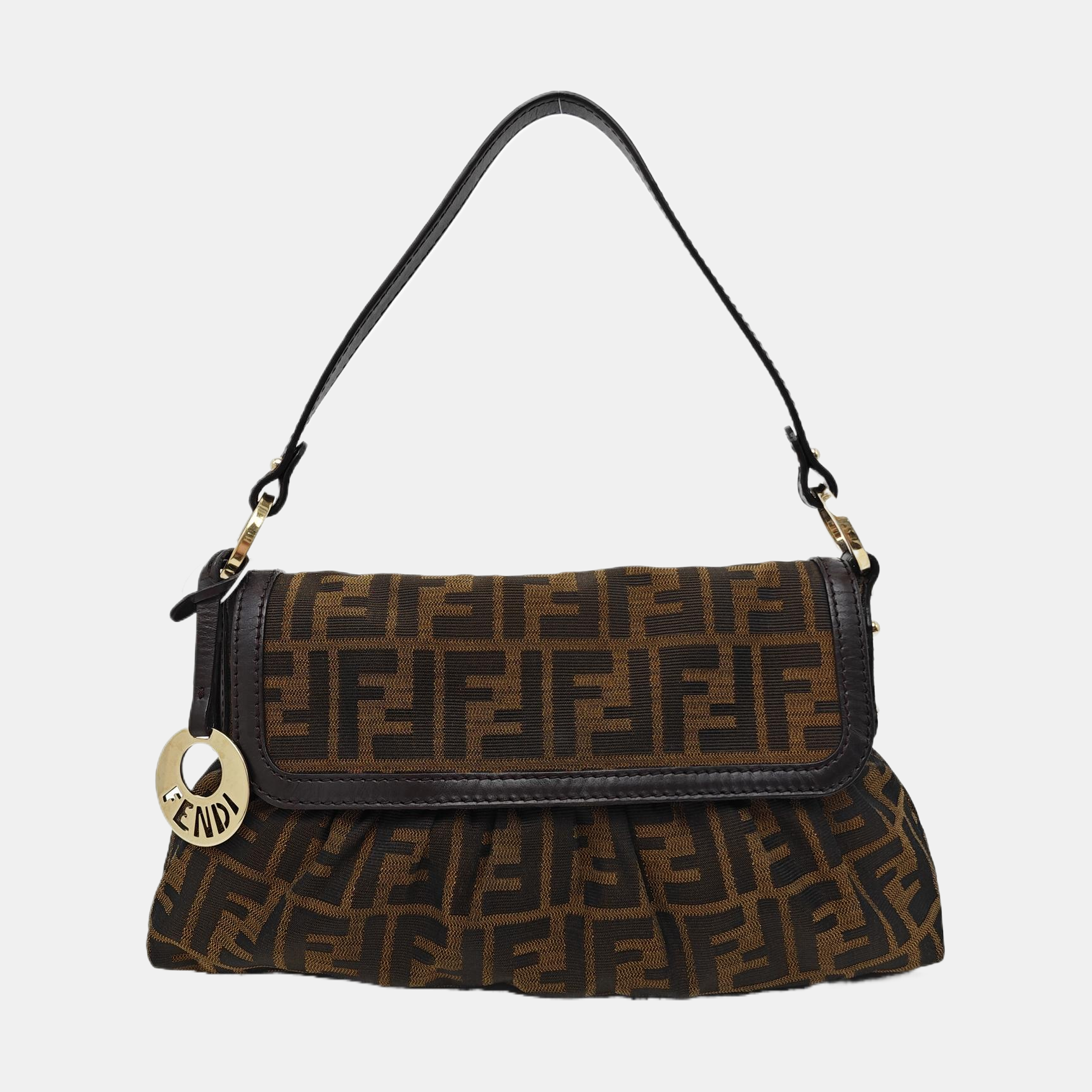 Canvas Shoulder Bag Brown