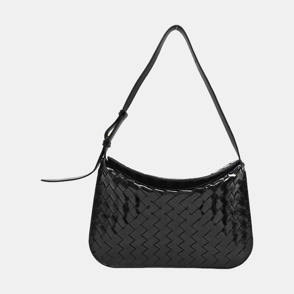 Intrecciato Patent Leather Black