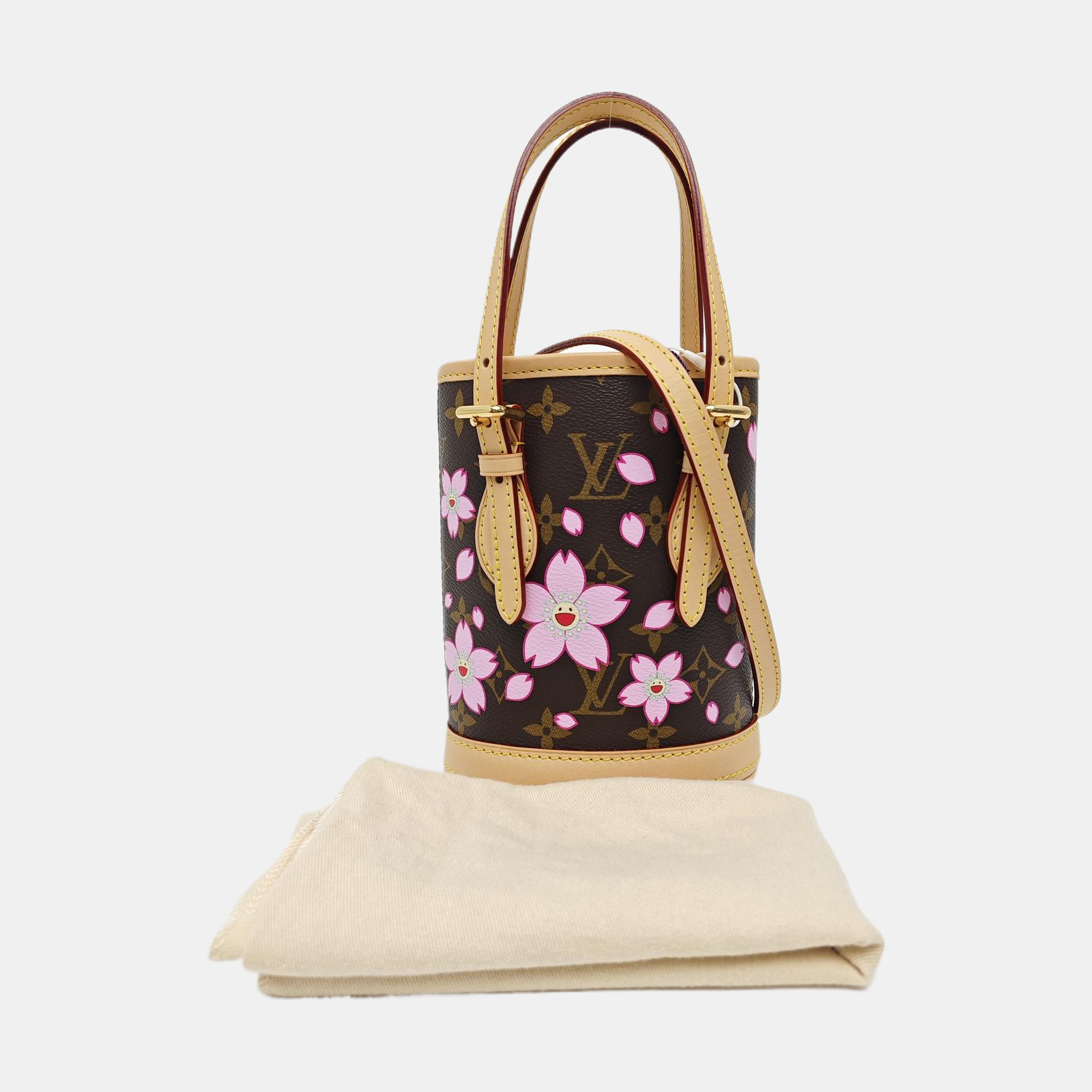 Nano Bucke Nano Monogram Coated Canvas Brown