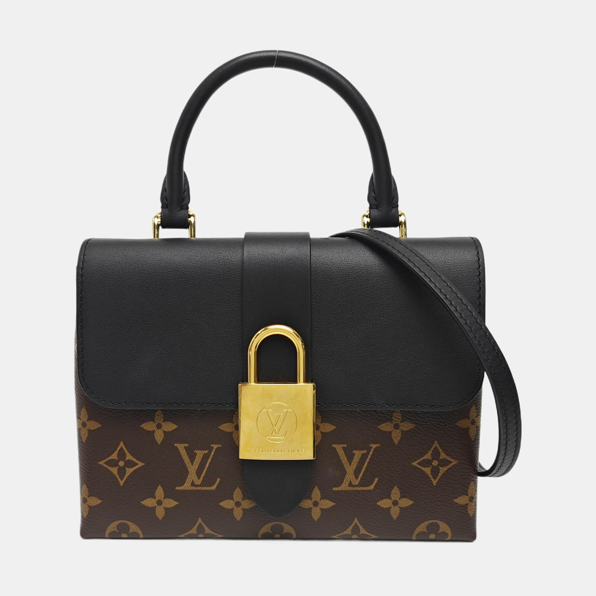 LOCKY BB Monogram Coated Canvas Brown