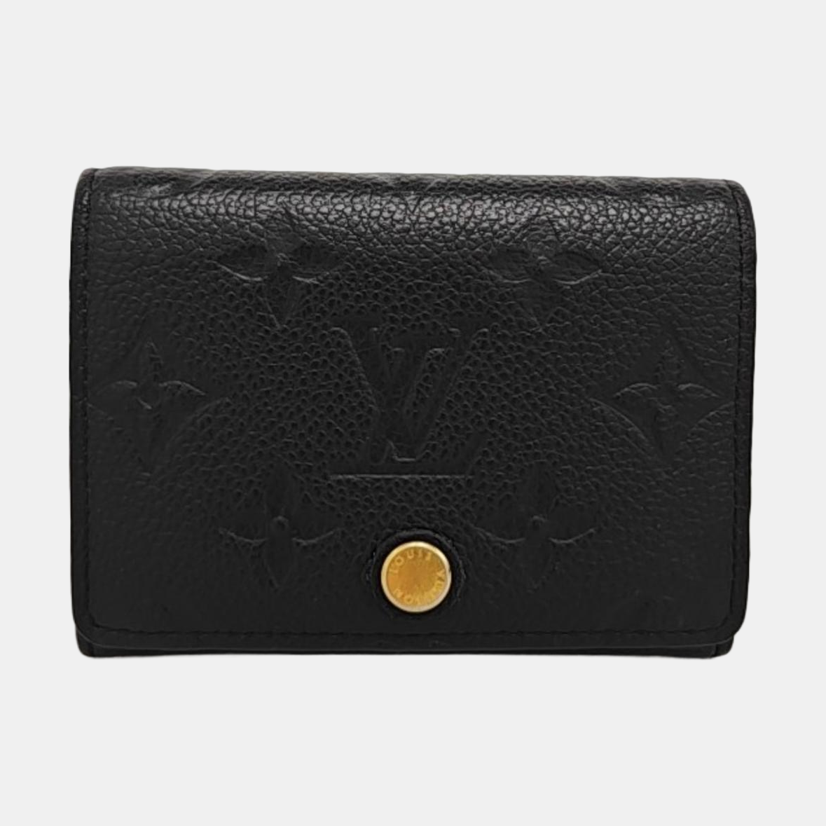 Calfskin Card Holder Black