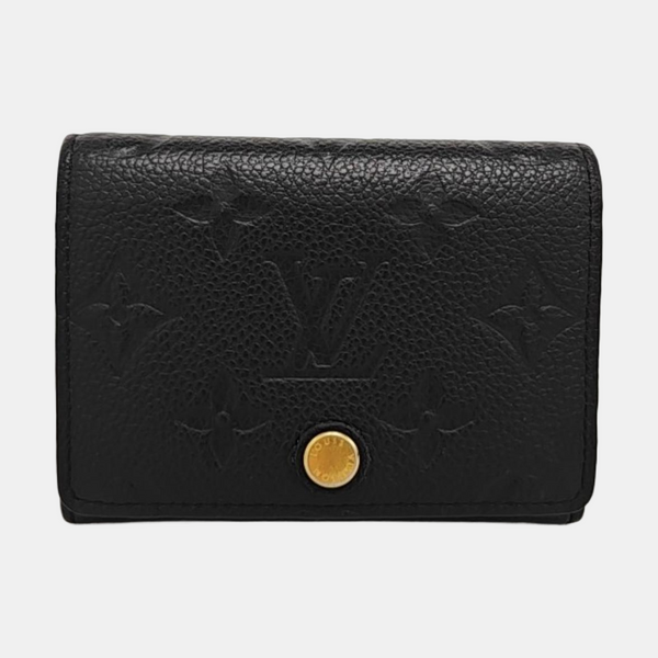 Calfskin Card Holder Black