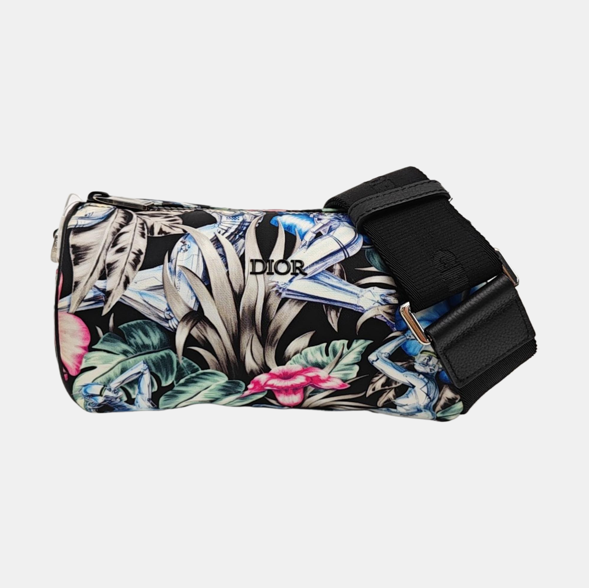Nylon Shoulder Bag Black