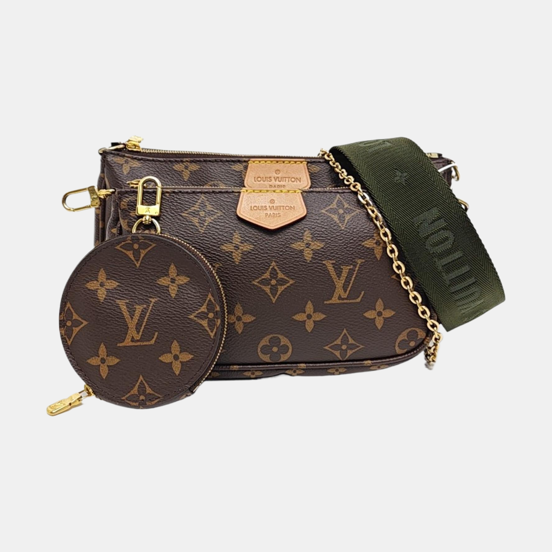 MULTI Monogram Coated Canvas Brown