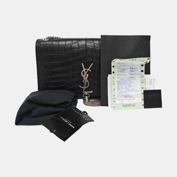 KATE Medium Calfskin Black