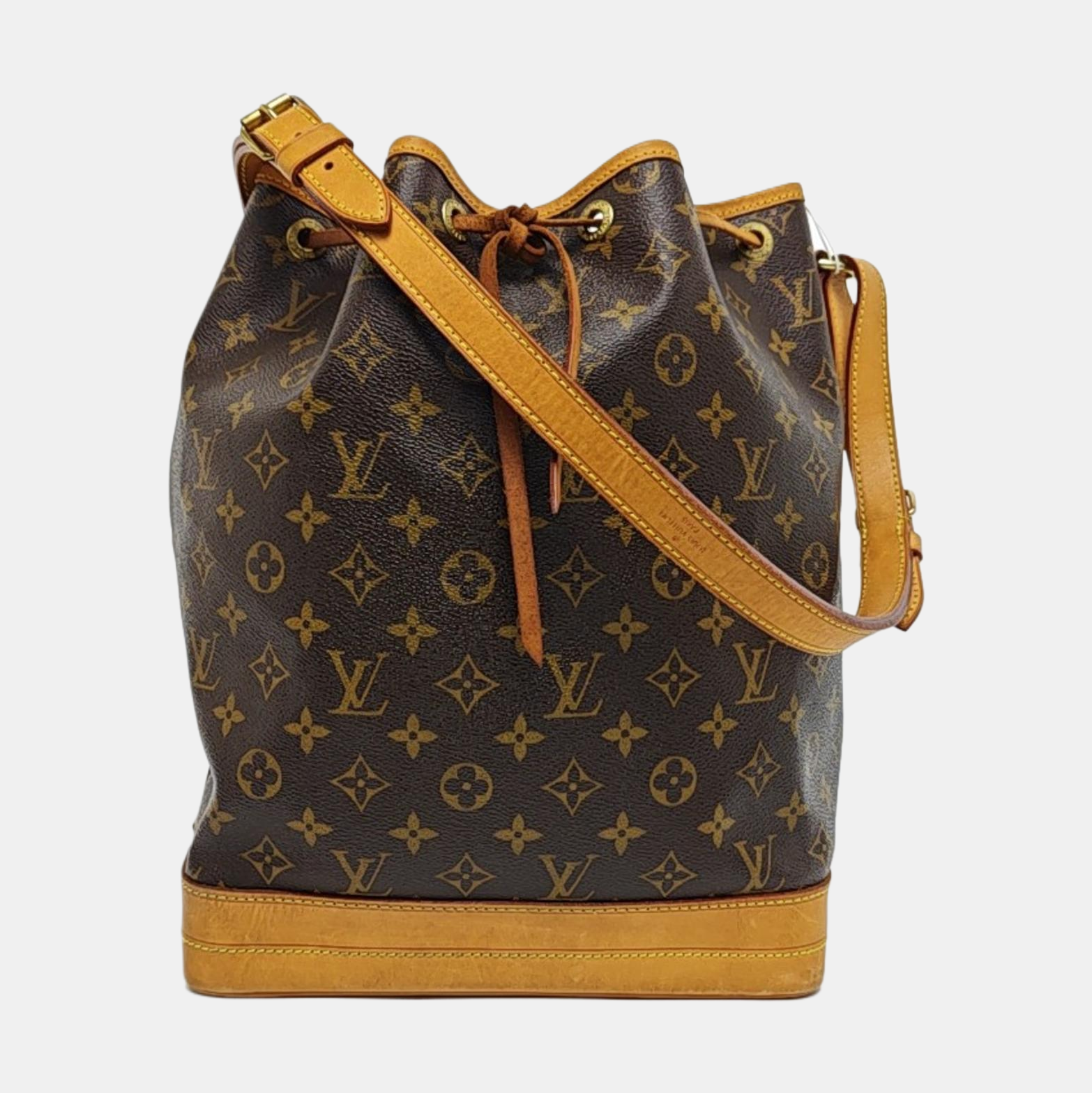 NOÉ GM Monogram Coated Canvas Brown