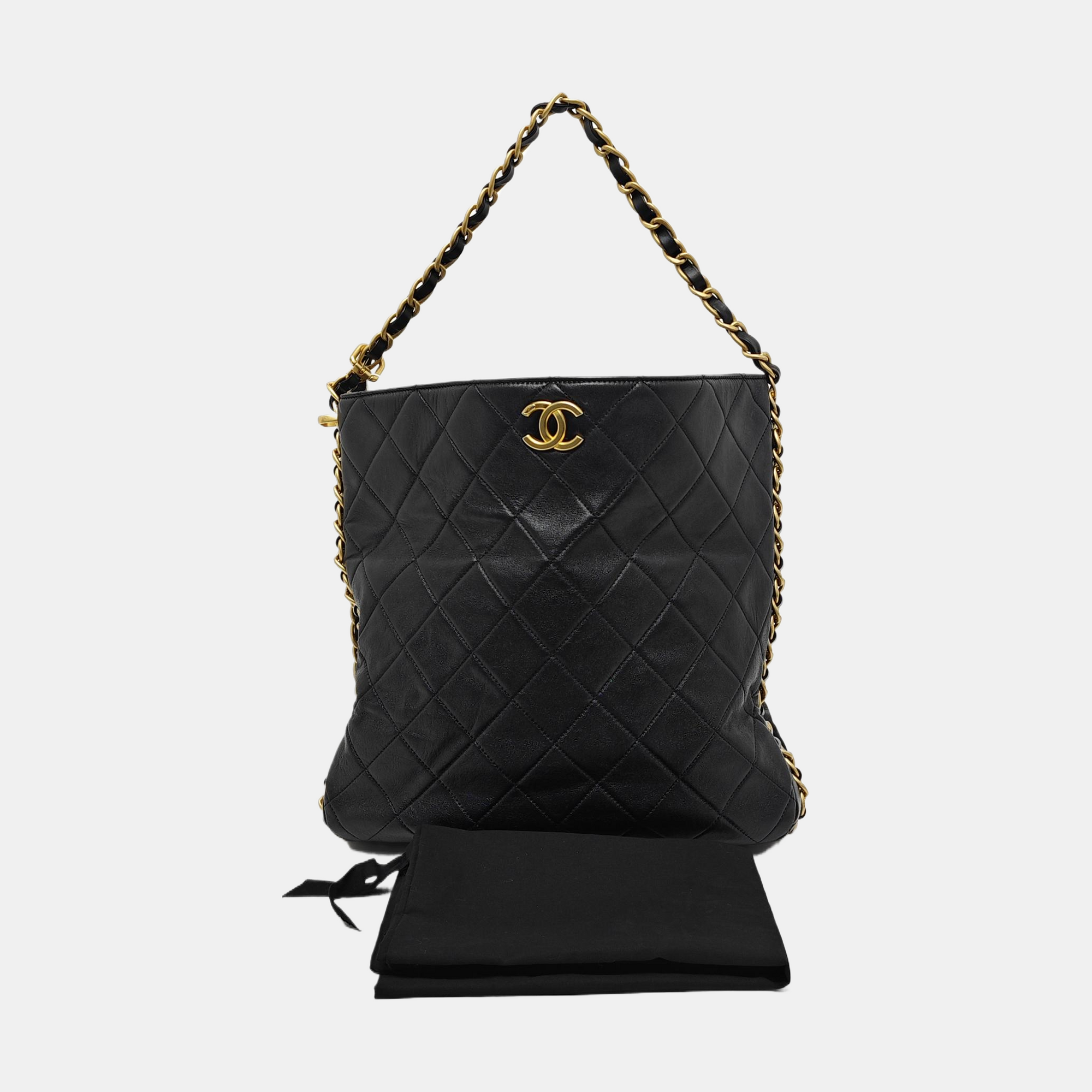 Quilted Lambskin Black
