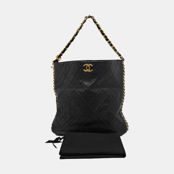 Quilted Lambskin Black