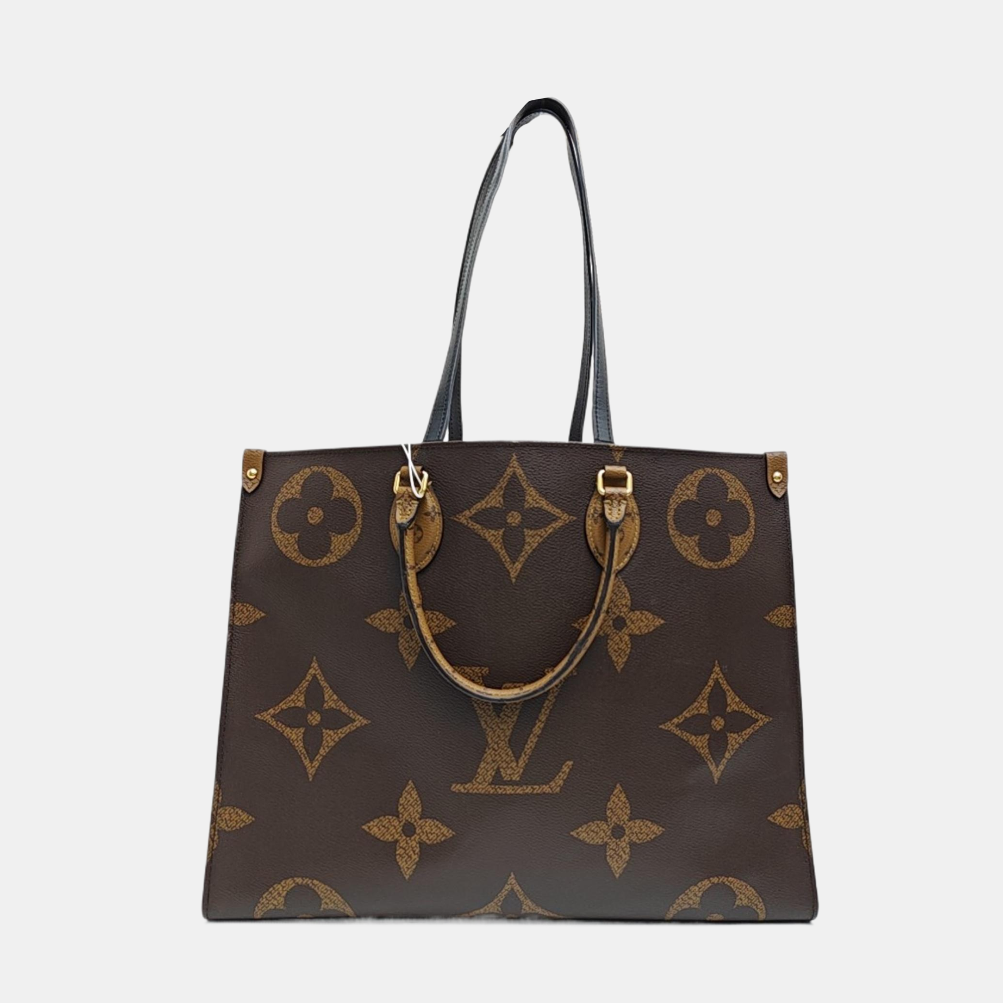 ONTHEGO GM Monogram Coated Canvas Brown