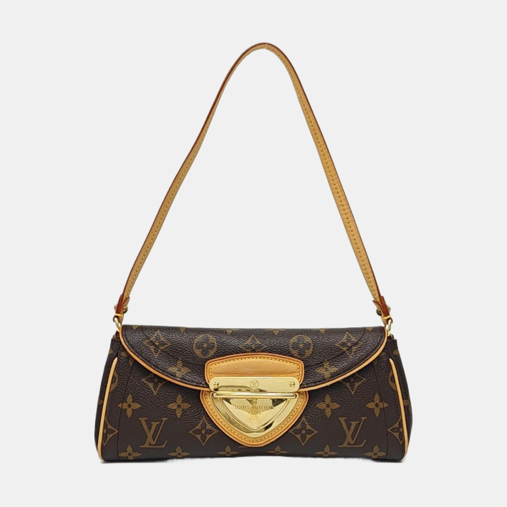 BEVERLY Monogram Coated Canvas Brown