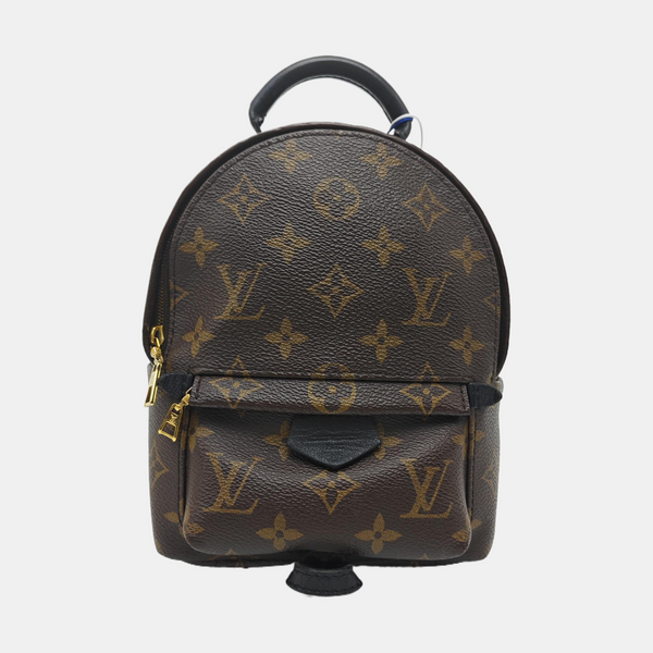 PALM SPRINGS Mini Monogram Coated Canvas Brown