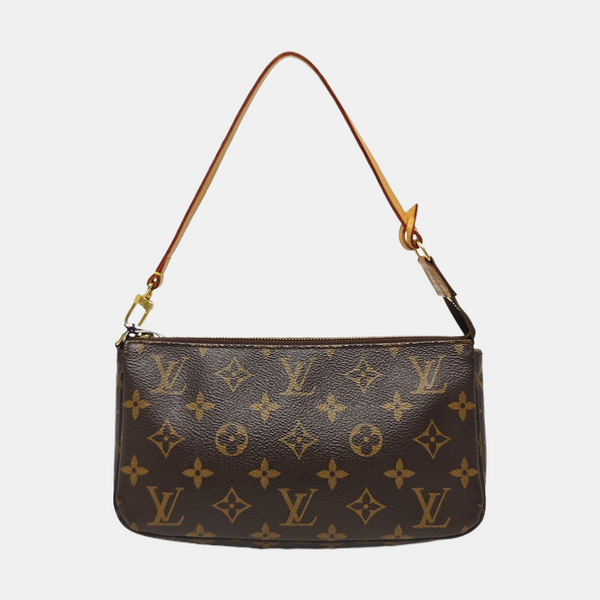 ACCESSOIRES GM Monogram Coated Canvas Brown