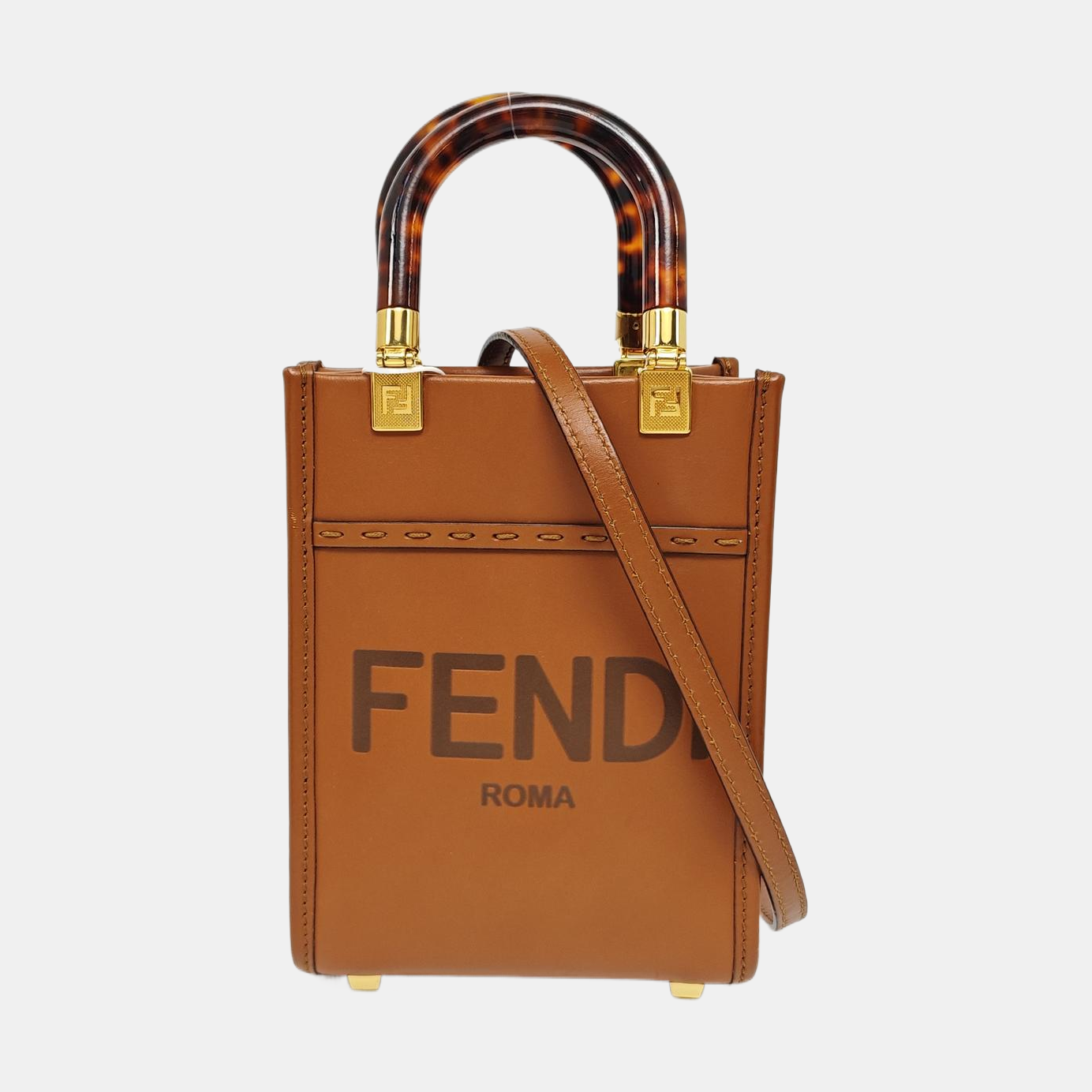 Sunshine Mini Calfskin Brown