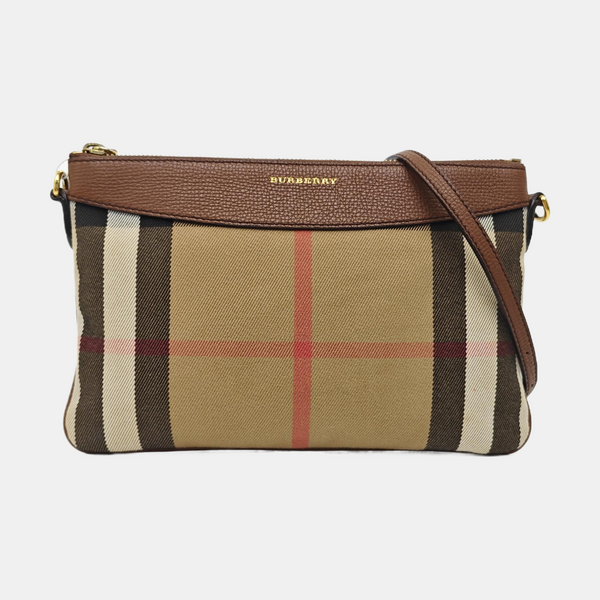 Canvas Shoulder Bag Brown
