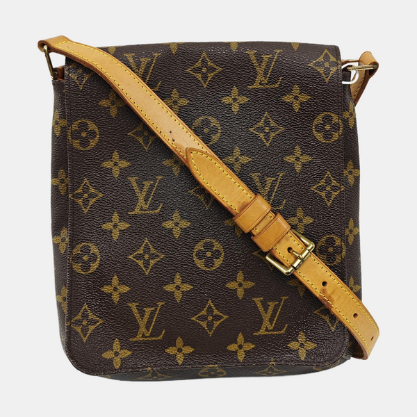 MUSETTE TANGO PM Monogram Coated Canvas Brown