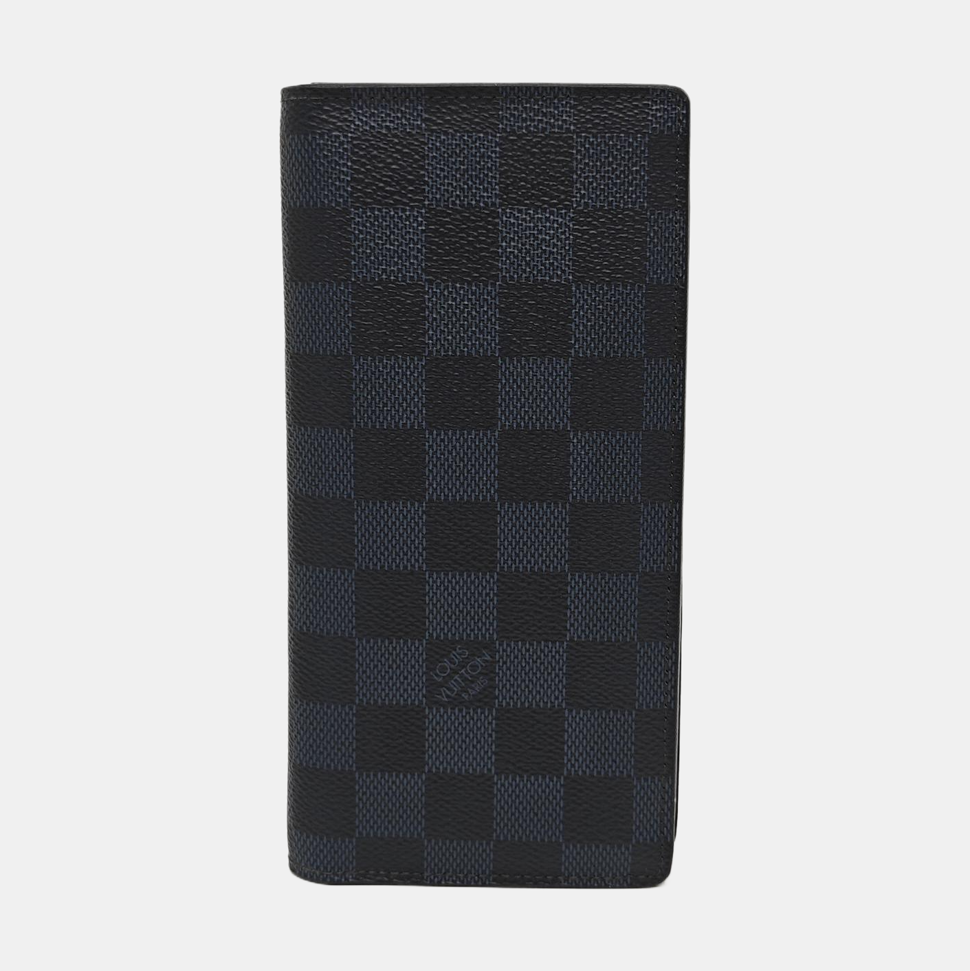 BRAZZA Damier Graphite Coated Canvas Gray Wallet