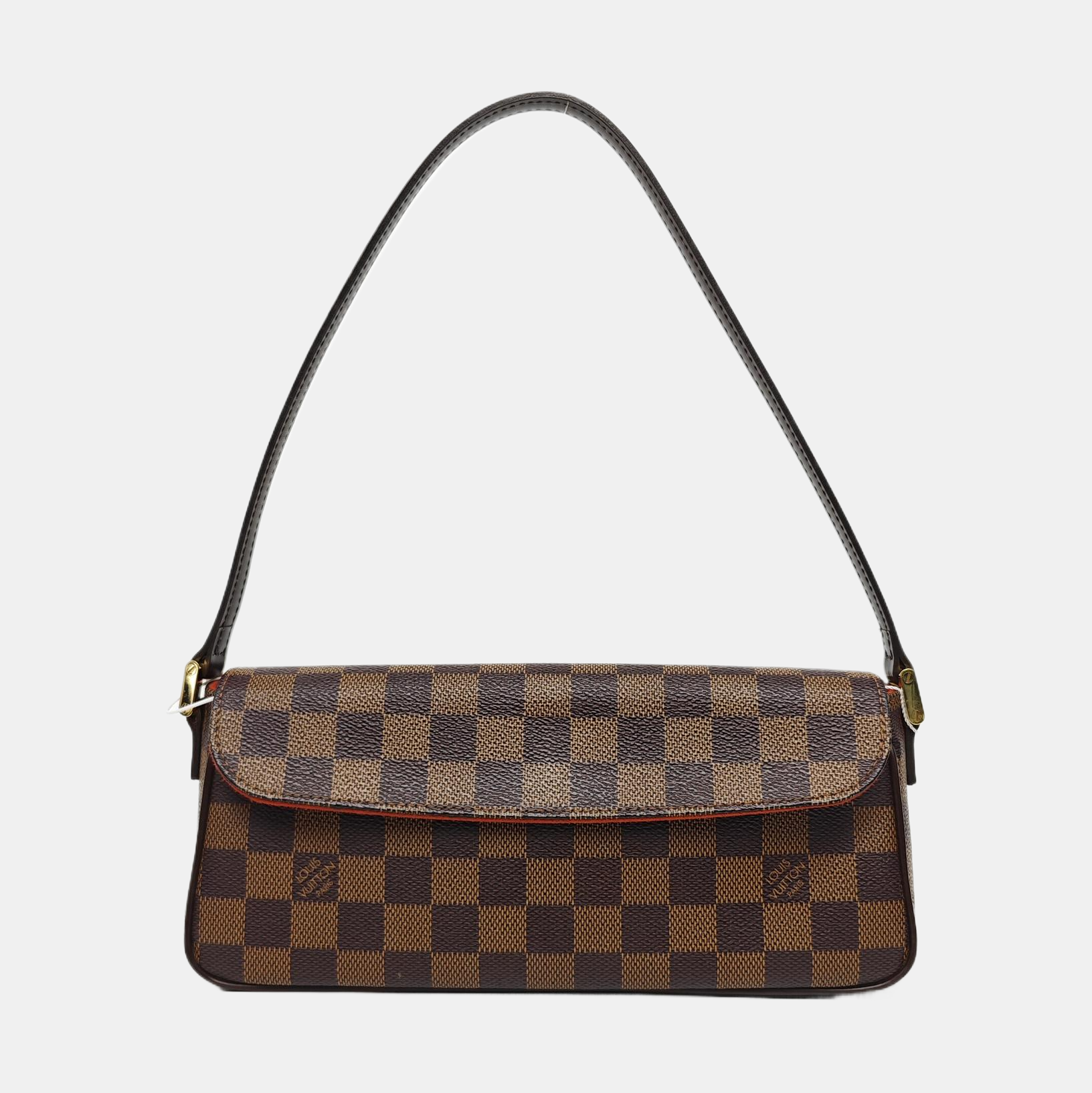 RECOLETA Damier Ebene Coated Canvas Brown