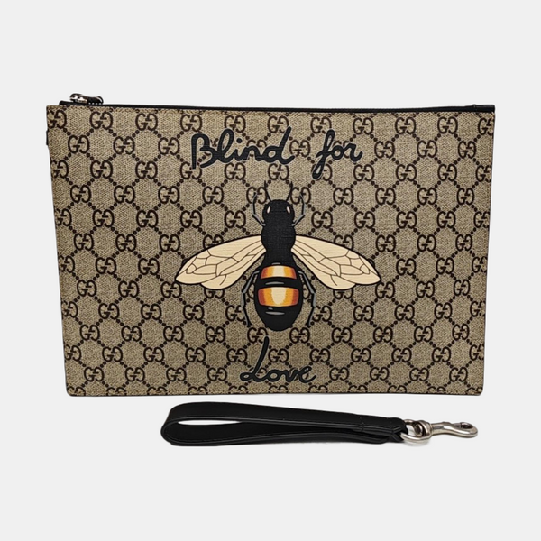 GG Supreme Monogram Coated Canvas Beige