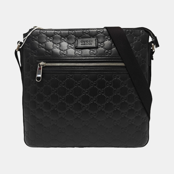 Signature Monogram Calfskin Black
