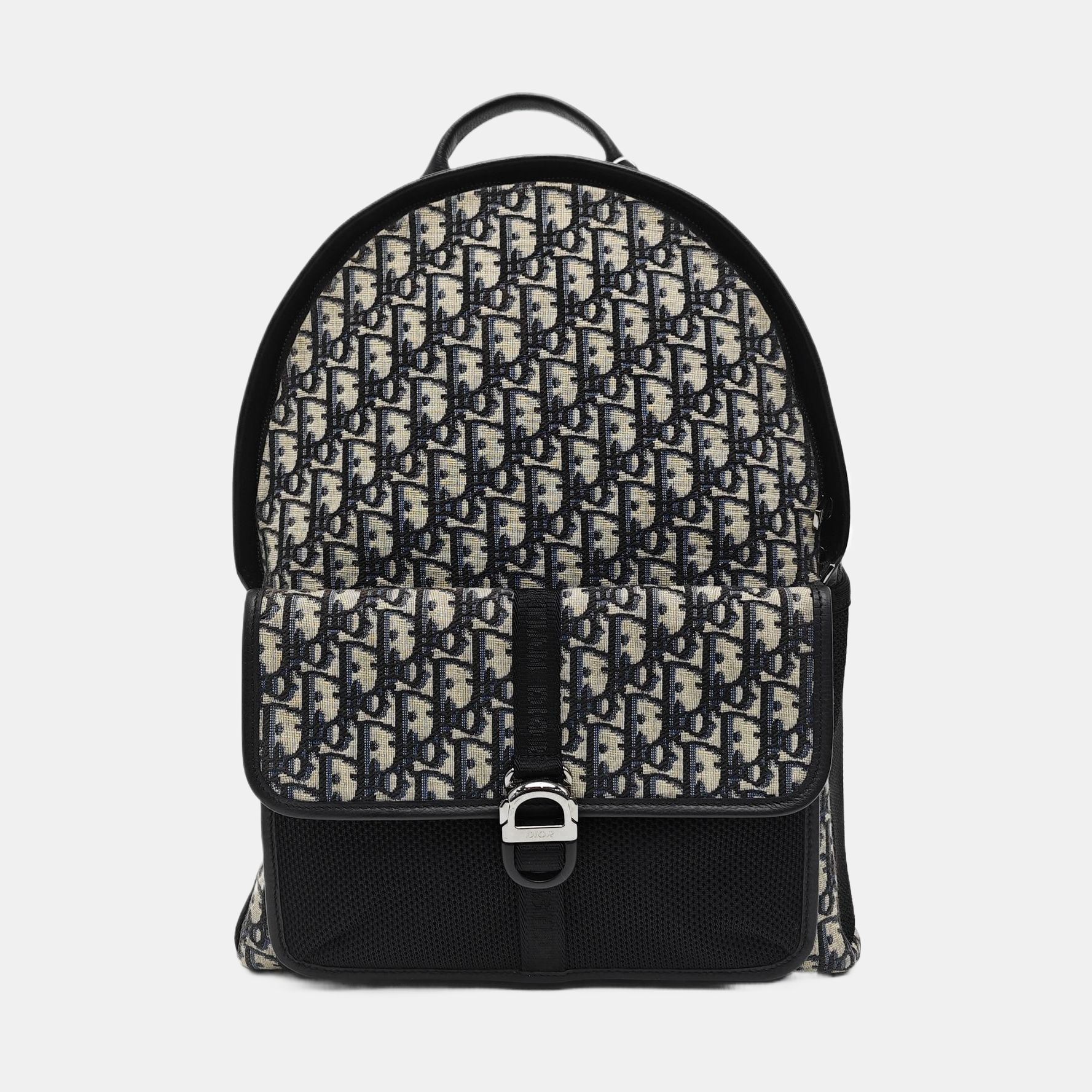 Oblique Canvas Backpack Blue