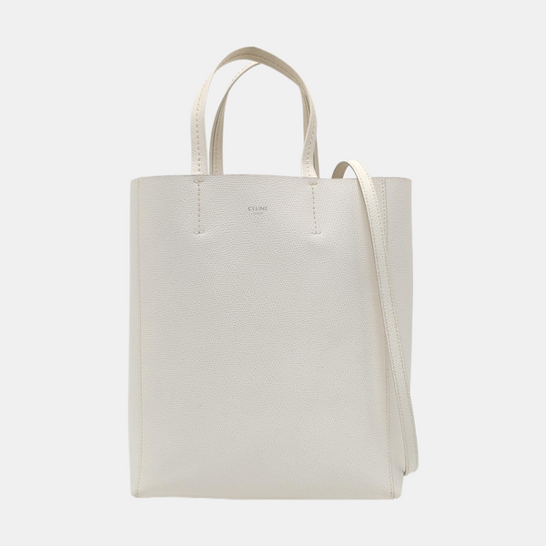 CABAS Small Calfskin White