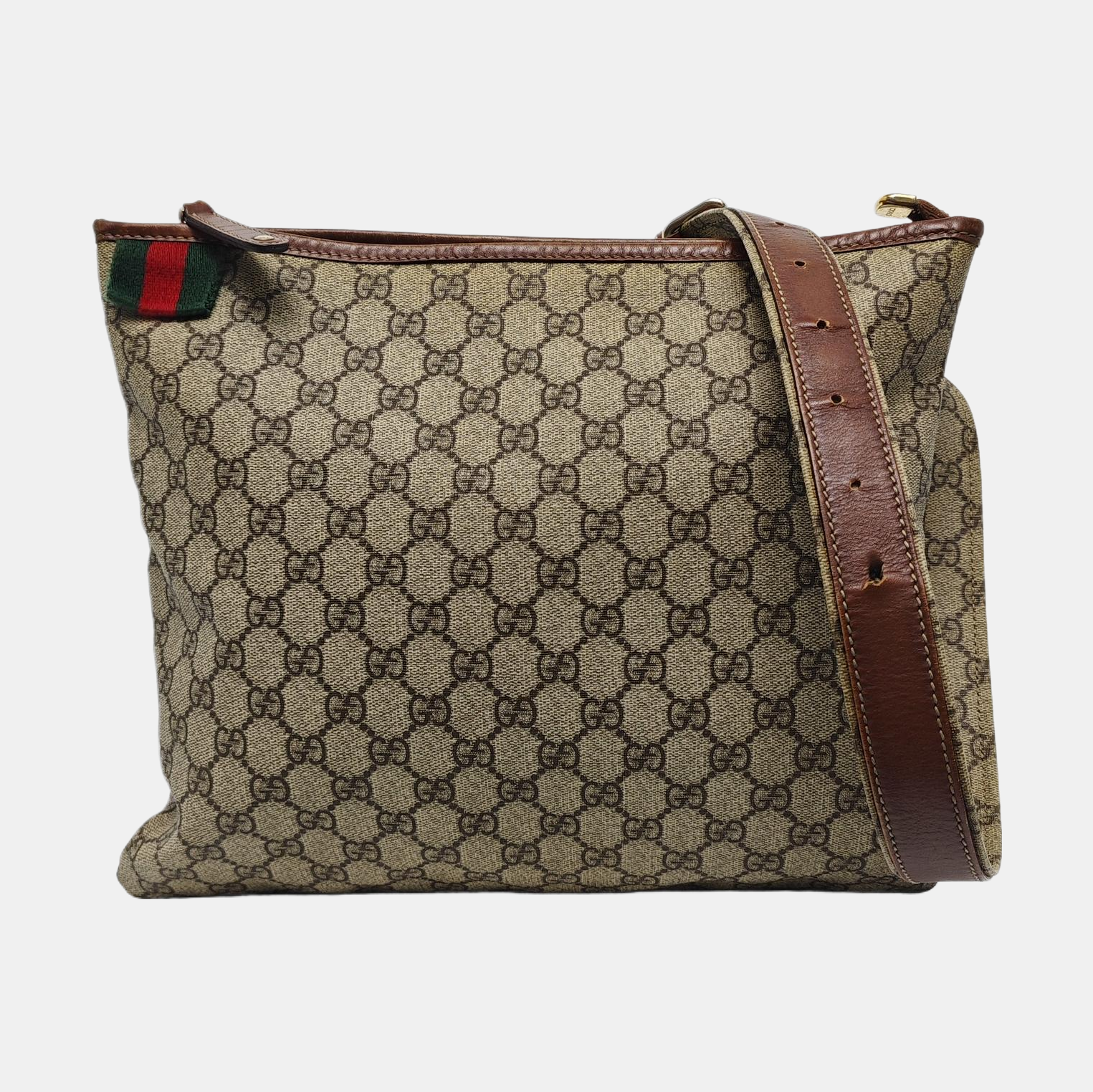 Monogram Canvas Shoulder Bag Black