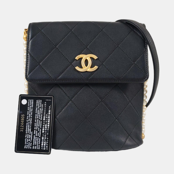 Quilted Calfskin Small Black