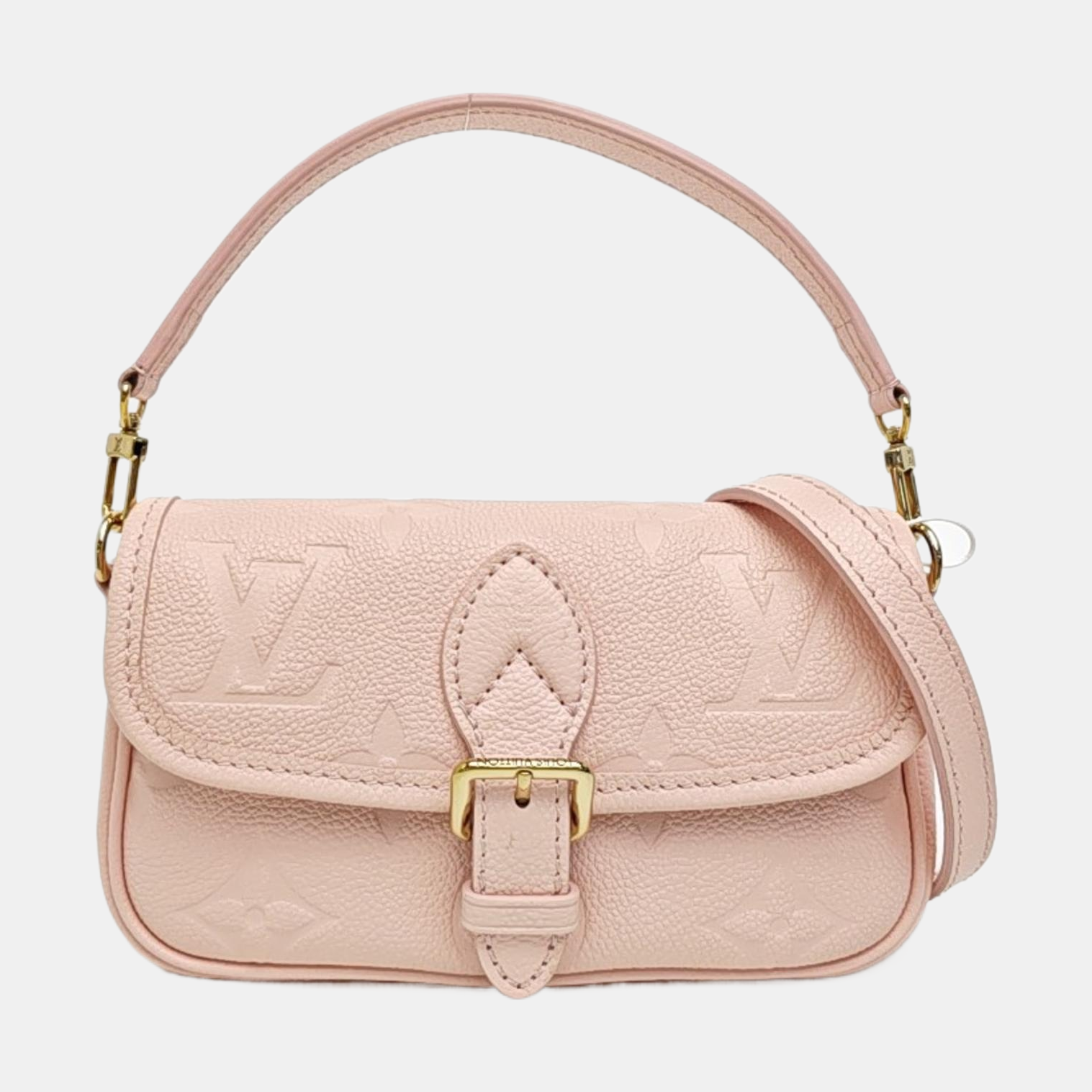 DIANE Nano Monogram Calfskin Pink