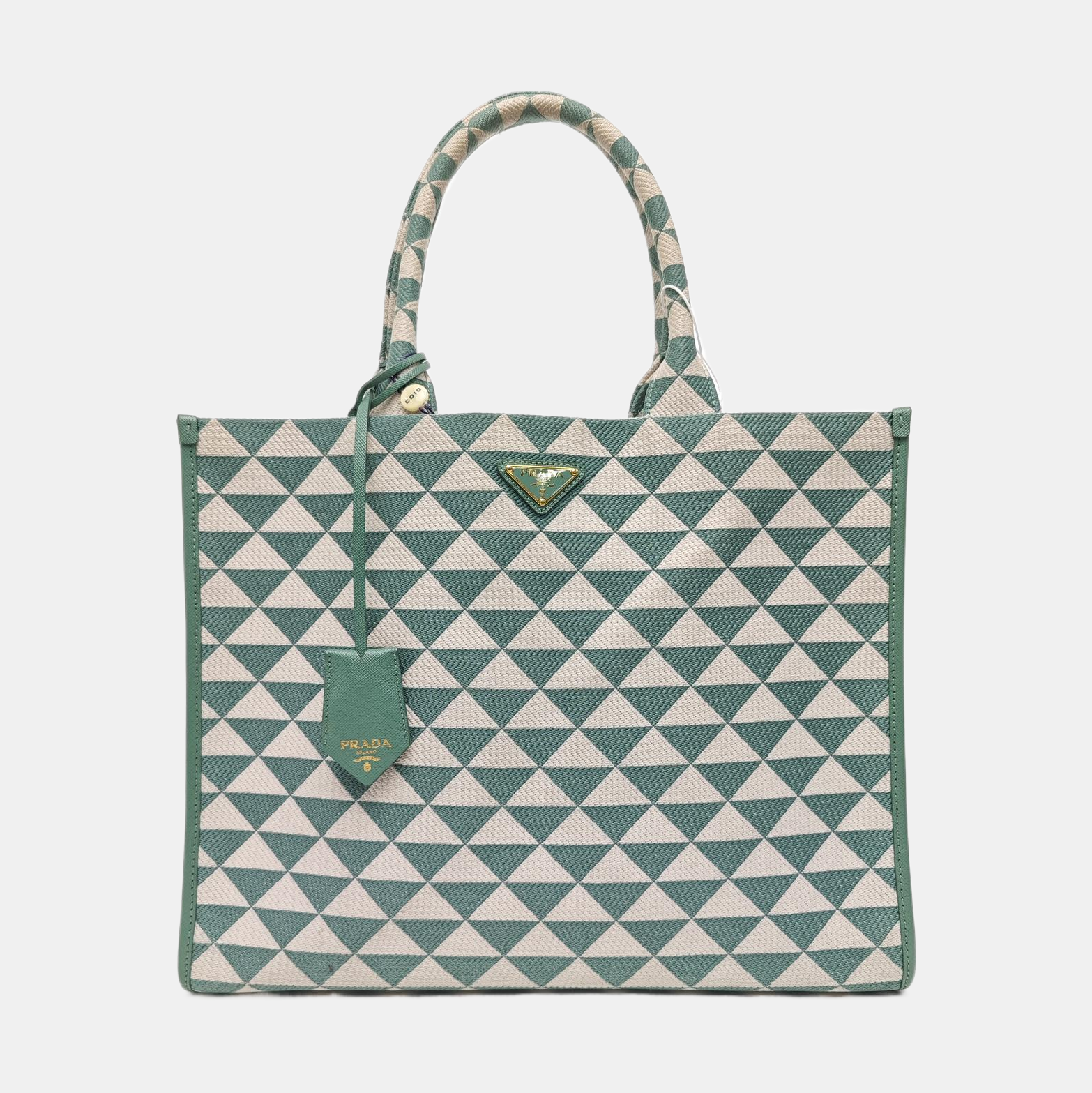 Fabric Tote Bag Large Green