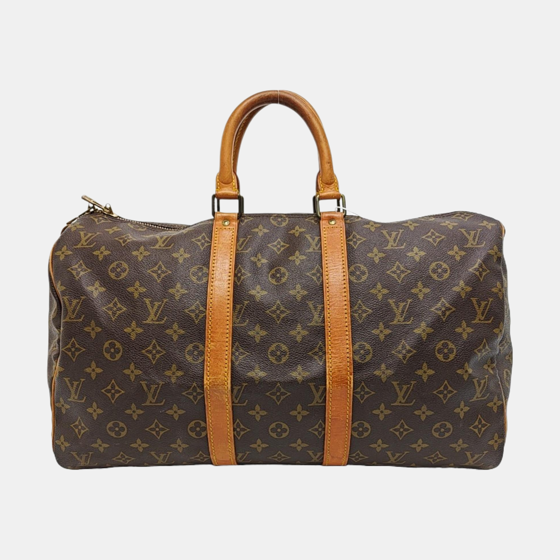 SAC SOUPLE 45 Monogram Coated Canvas Brown