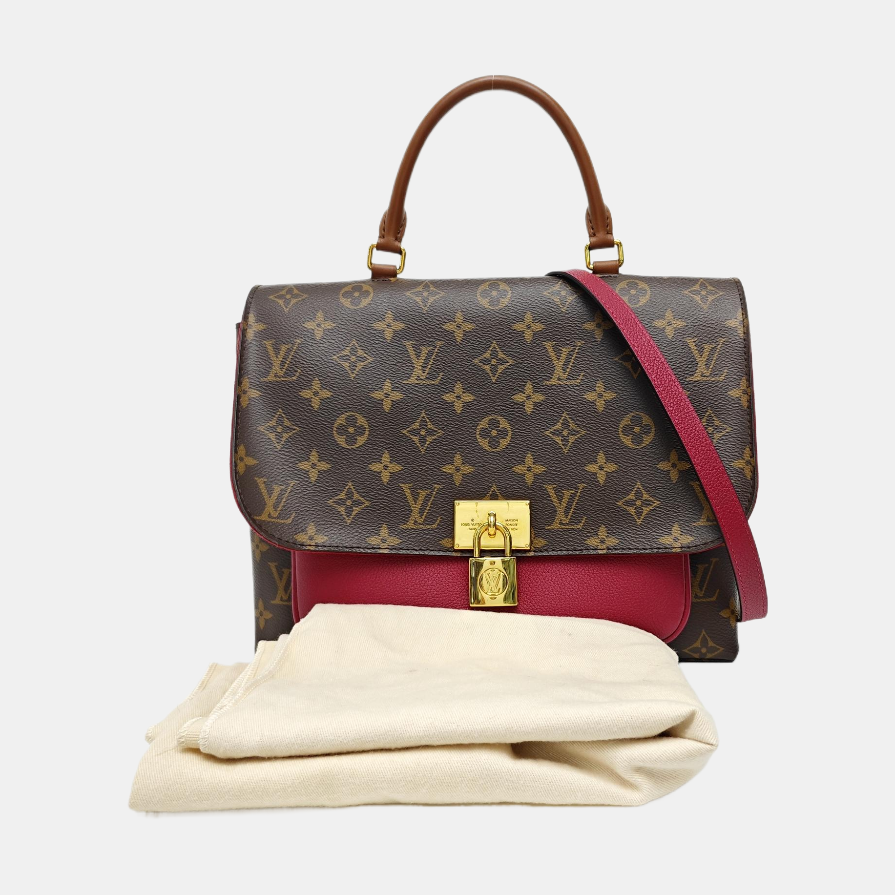 MARIGNAN Monogram Coated Canvas Brown