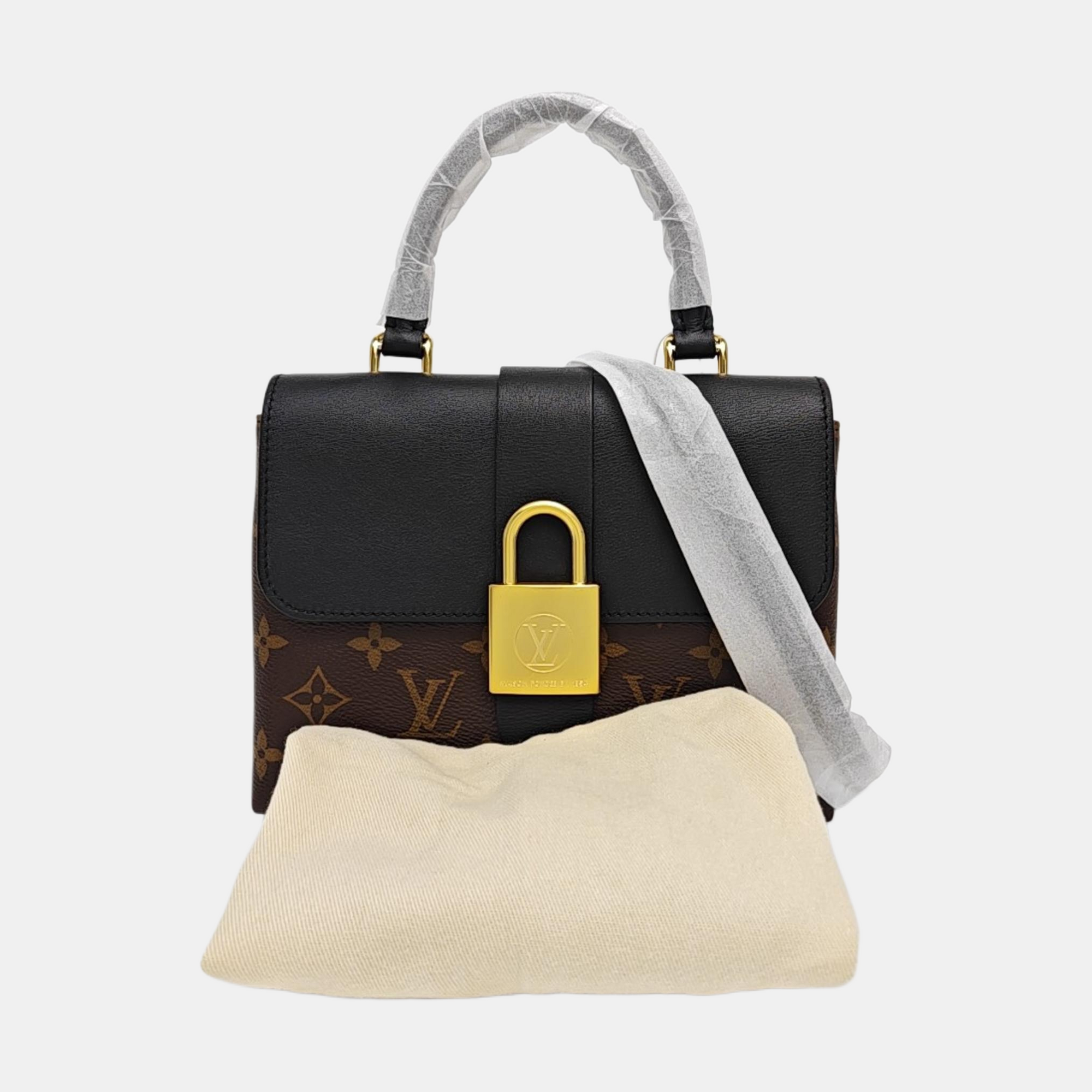LOCKY BB Monogram Coated Canvas Brown