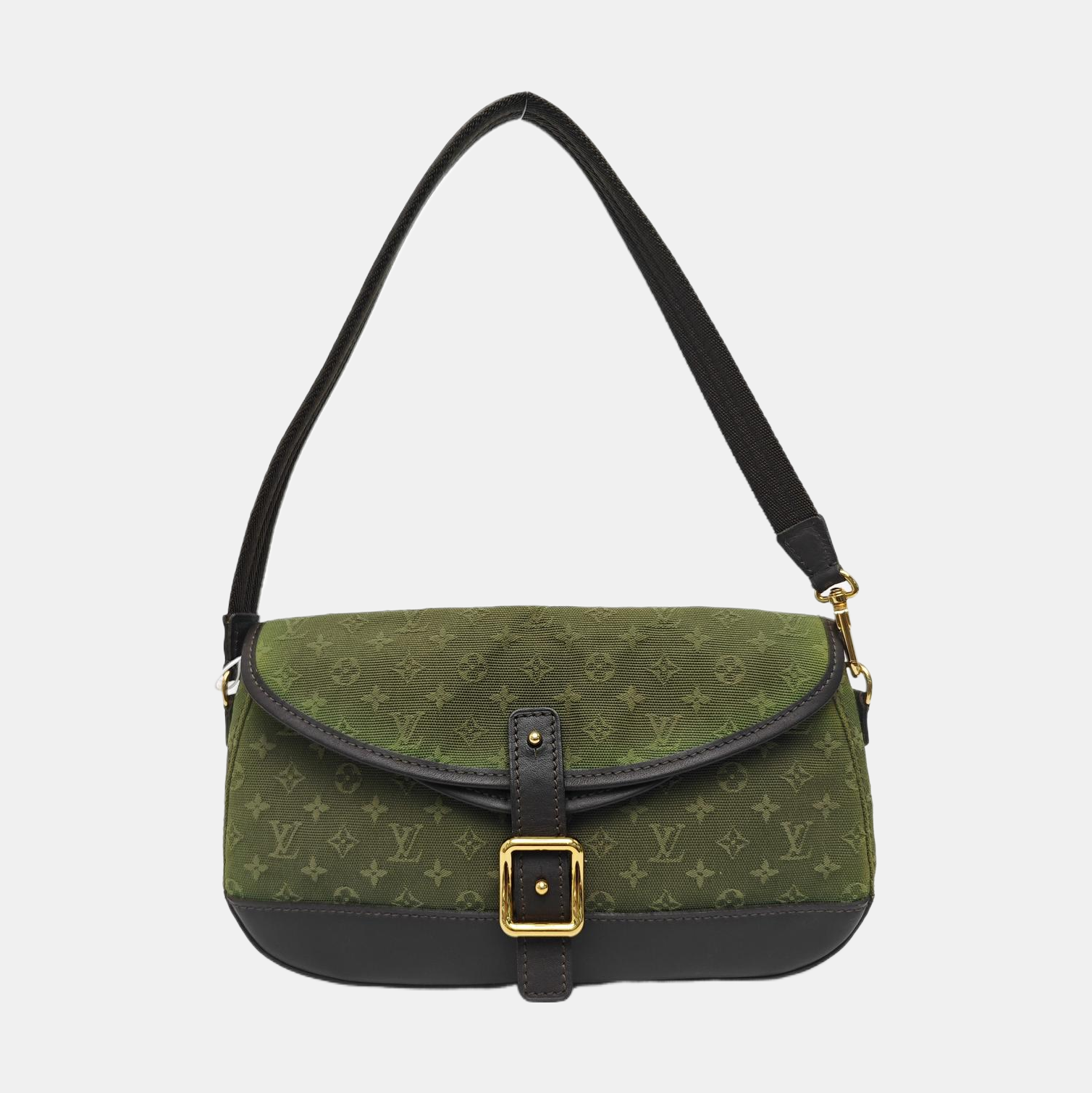 BERANGERE Monogram Canvas Green