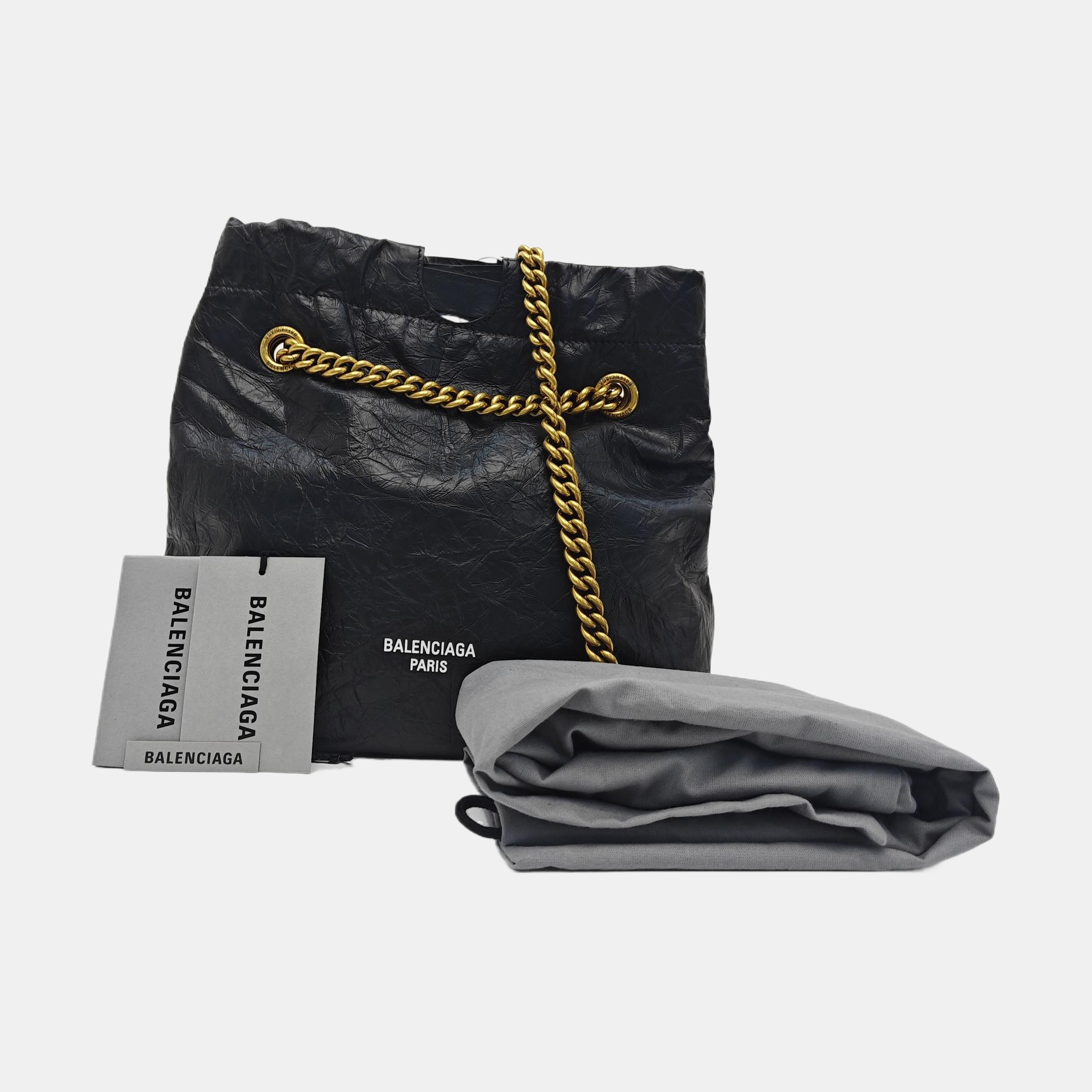 Calfskin Shoulder Bag Black
